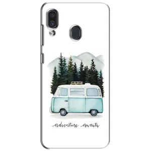 Силиконовый бампер с картинкой машины на Samsung Galaxy A30 2019 (A305F)