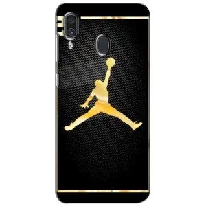 Силиконовый Чехол Nike Air Jordan на Самсунг А30 (2019) (Джордан 23)