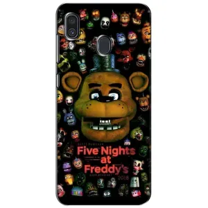 Чехлы Пять ночей с Фредди для Самсунг А30 (2019) (Freddy)