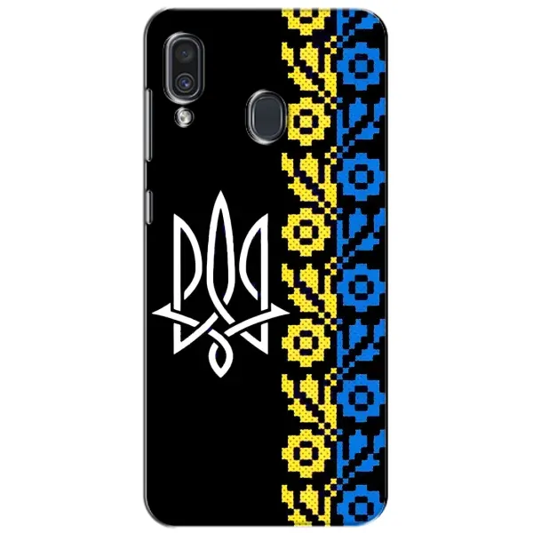Чехол с рисунком «Герб и вышыванка» для Samsung Galaxy A30 2019 (A305F) Чехол с рисунком «Герб и вышыванка» для Samsung Galaxy A30 2019 (A305F)