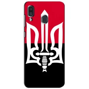 Чехлы УПА (Красно-Чёрный) на Samsung Galaxy A30 2019 (A305F) (Герб Украины)