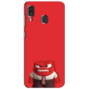 Чехол Головоломка для Samsung Galaxy A30 2019 (A305F) - (AlphaPrint) (Гнев)