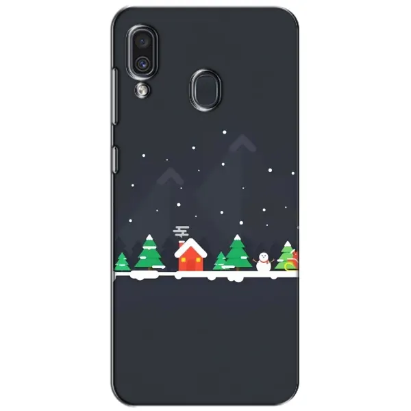 Чехол с рисунком «Город зимний» для Samsung Galaxy A30 2019 (A305F) Чехол с рисунком «Город зимний» для Samsung Galaxy A30 2019 (A305F)
