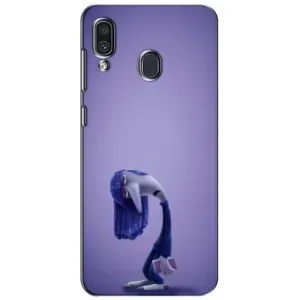 Чехол Головоломка для Samsung Galaxy A30 2019 (A305F) - (AlphaPrint) (Хандра)