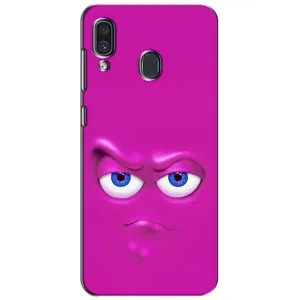 Силиконовые Чехлы (смешные стикеры) для Samsung Galaxy A30 2019 (A305F) (Хитрая мордочка)