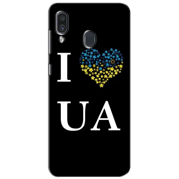 Чехол с рисунком «I Love UA» для Samsung Galaxy A30 2019 (A305F) Чехол с рисунком «I Love UA» для Samsung Galaxy A30 2019 (A305F)