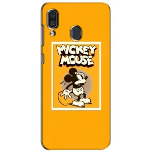 Чохли з принтом Міккі Маус на Samsung Galaxy A30 2019 (A305F) (Міккі Маус злякався)