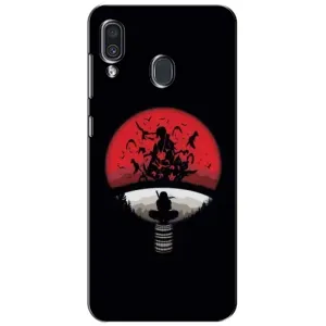 Чехлы с картинкой Итачи Учиха на Samsung Galaxy A30 2019 (A305F) (Итачи на черном)