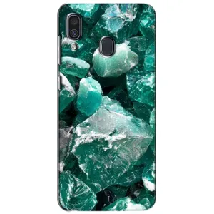 Чохол (Дорого-богато) на Samsung Galaxy A30 2019 (A305F) (Смарагд)