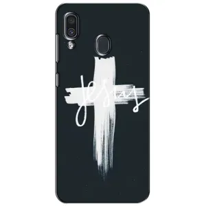 Чехлы для Самсунг А30 (2019) (Крест Иисуса) (Jesus)