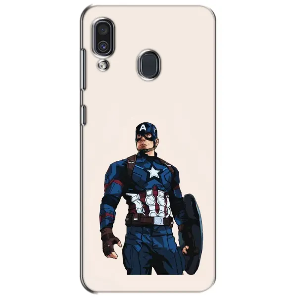 Чехол с рисунком «Капитан Америка» для Samsung Galaxy A30 2019 (A305F)