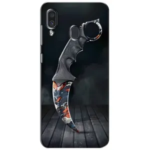 Чехол КИБЕРСПОРТ для Samsung Galaxy A30 2019 (A305F) (Кинжал КС ГО)