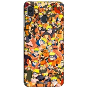 Чехлы с принтом Наруто на Samsung Galaxy A30 2019 (A305F) (Коллаж Наруто)