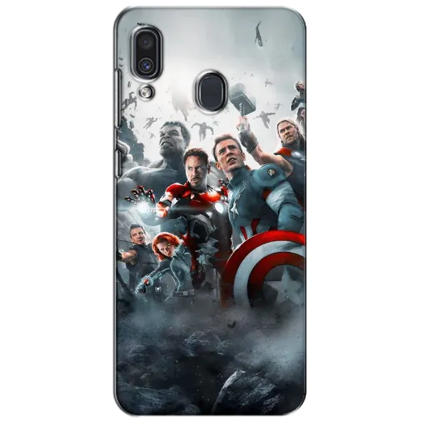 Чехол с рисунком «Команда марвел» для Samsung Galaxy A30 2019 (A305F)
