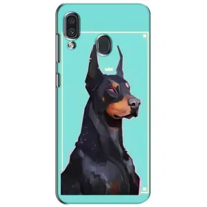 Чехол ДОБЕРМАН для Samsung Galaxy A30 2019 (A305F) (Король доберман)