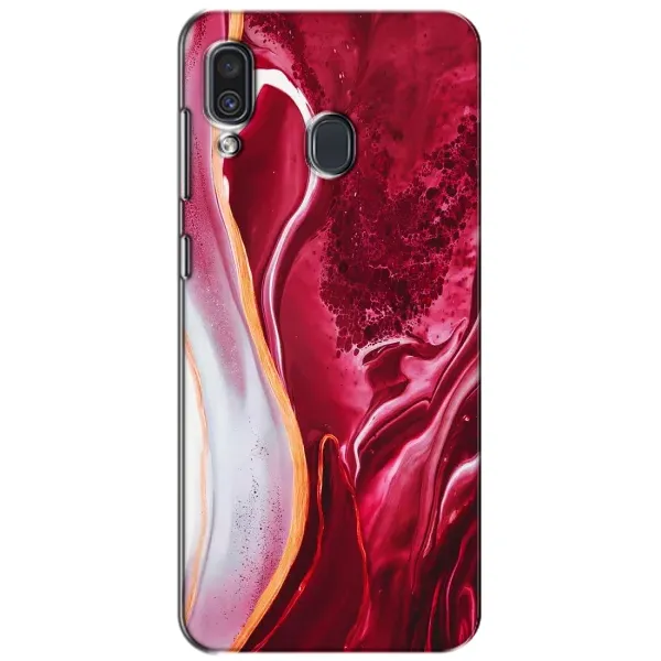 Чехол с рисунком «Красный мрамор» для Samsung Galaxy A30 2019 (A305F) Чехол с рисунком «Красный мрамор» для Samsung Galaxy A30 2019 (A305F)