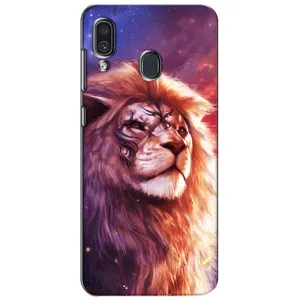 Чехол с картинкой на Samsung Galaxy A30 2019 (A305F) (Красочный ЛЕВ)