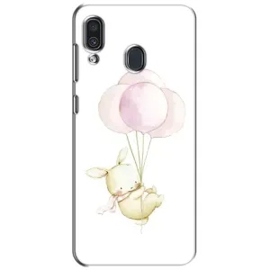 Силіконовий бампер з картинкою звірів для Samsung Galaxy A30 2019 (A305F) (Кролик та кульки)