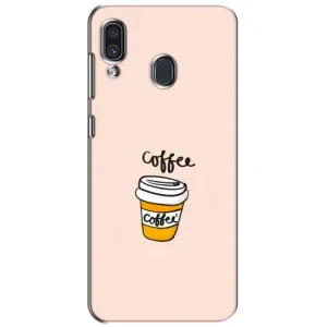 Чохол з зображенням смачної їжі для Samsung Galaxy A30 2019 (A305F) (Кружка Кави)