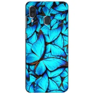 Силіконовий бампер з картинкою звірів для Samsung Galaxy A30 2019 (A305F) (Крила метеликів)