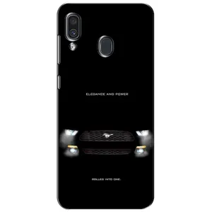Чехлы с тематикой "Крутые машины" на Samsung Galaxy A30 2019 (A305F) (Черный Land Rover)