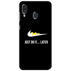 Силиконовый Чехол на Samsung Galaxy A30 2019 (A305F) с картинкой Nike (Later)
