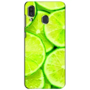 Чохол з зображенням смачної їжі для Samsung Galaxy A30 2019 (A305F) (Лайм)