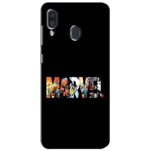 Силиконовый Чехол для Samsung Galaxy A30 2019 (A305F) (MARVEL)