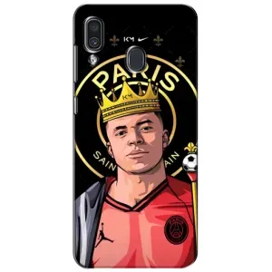 Чохол (TPU) з Футболістом на Samsung Galaxy A30 2019 (A305F) (Mbappe King)