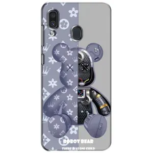 Силиконовый чехол для Samsung Galaxy A30 2019 (A305F) (Медведь Louis Vuitton)