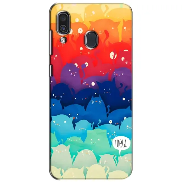 Чехол с рисунком «Mew» для Samsung Galaxy A30 2019 (A305F)