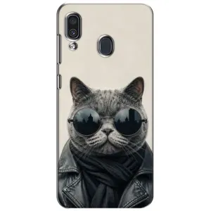 Чохол на тематику: Коти для Samsung Galaxy A30 2019 (A305F) (Модний кіт)