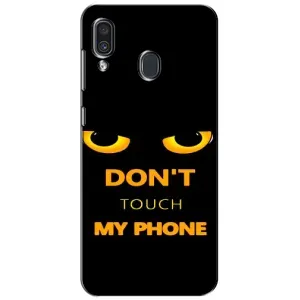 Чохол з Прикольним Принтом на Samsung Galaxy A30 2019 (A305F) (Не чіпай мій телефон)