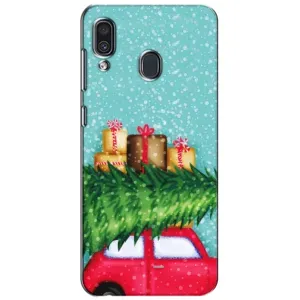 Чехол Новогодняя Елка на Samsung Galaxy A30 2019 (A305F) (Новогодние подарки)