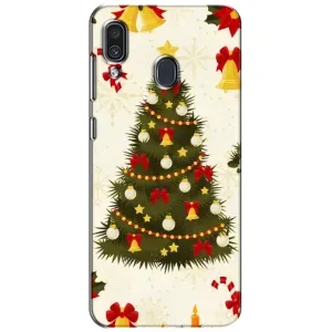 Чехол Новогодняя Елка на Samsung Galaxy A30 2019 (A305F) (Новогодний принт)