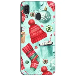 Чехол Санта Клаус для Samsung Galaxy A30 2019 (A305F) (Одежда)