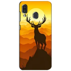Чохли з зображенням різних тварин на Samsung Galaxy A30 2019 (A305F) (Силует Оленя)