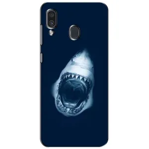 Силіконовий бампер з картинкою звірів для Samsung Galaxy A30 2019 (A305F) (Пащу Акули)
