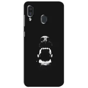 Чехол ДОБЕРМАН для Samsung Galaxy A30 2019 (A305F) (Пасть добермана)