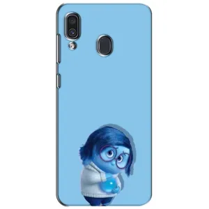 Чехол Головоломка для Samsung Galaxy A30 2019 (A305F) - (AlphaPrint) (Печаль)