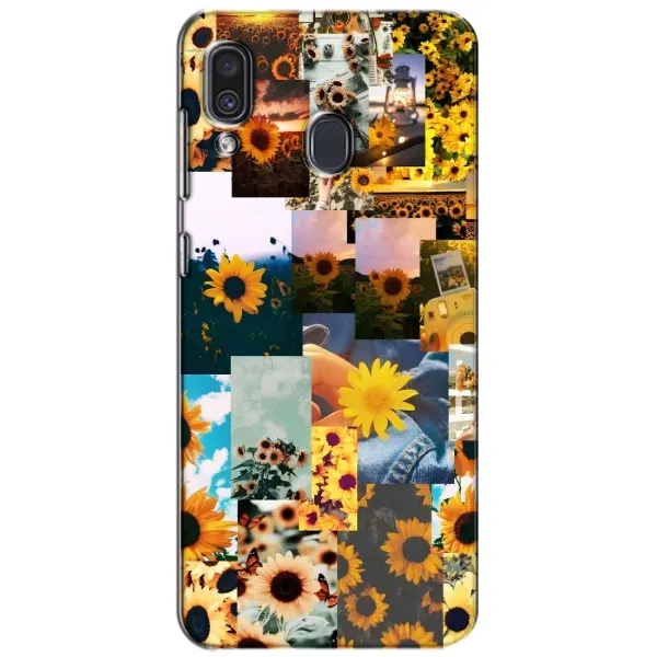 Чехол с рисунком «Подсолнуховый дизайн» для Samsung Galaxy A30 2019 (A305F) Чехол с рисунком «Подсолнуховый дизайн» для Samsung Galaxy A30 2019 (A305F)