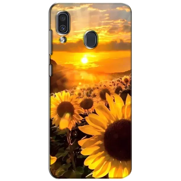 Чехол с рисунком «поле подсолнухов» для Samsung Galaxy A30 2019 (A305F)