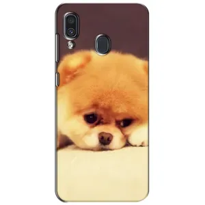 Чехол (ТПУ) Милые собачки для Samsung Galaxy A30 2019 (A305F) (Померанский шпиц)