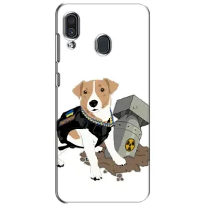 Чехол с принтом Собаки Патрон для Samsung Galaxy A30 2019 (A305F) (Пёс Патрон с ракетой)