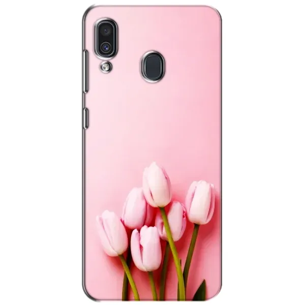 Чехол с рисунком «Розовые тюльпаны» для Samsung Galaxy A30 2019 (A305F) Чехол с рисунком «Розовые тюльпаны» для Samsung Galaxy A30 2019 (A305F)