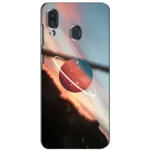 Чохол (ТПУ) з планетами на Samsung Galaxy A30 2019 (A305F) (Сатурн)
