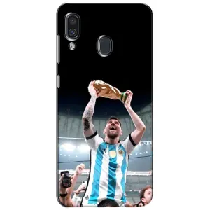 Чохли Лео Мессі Аргентина для Samsung Galaxy A30 2019 (A305F) (Щасливий Мессі)