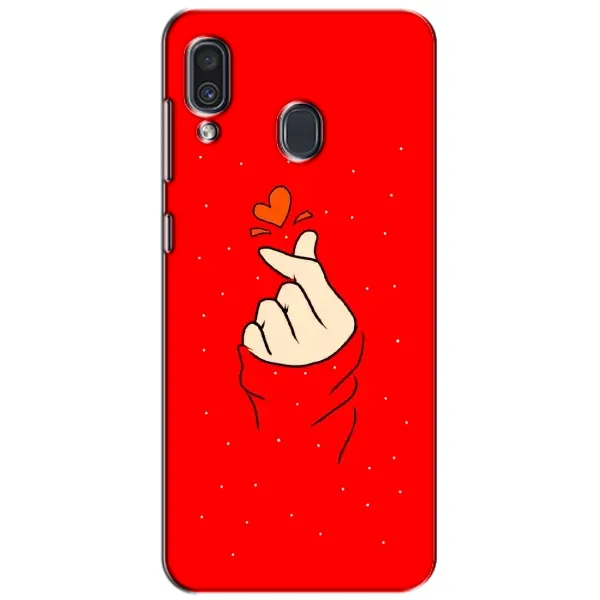 Чехол с рисунком «Сердце на красном» для Samsung Galaxy A30 2019 (A305F) Чехол с рисунком «Сердце на красном» для Samsung Galaxy A30 2019 (A305F)