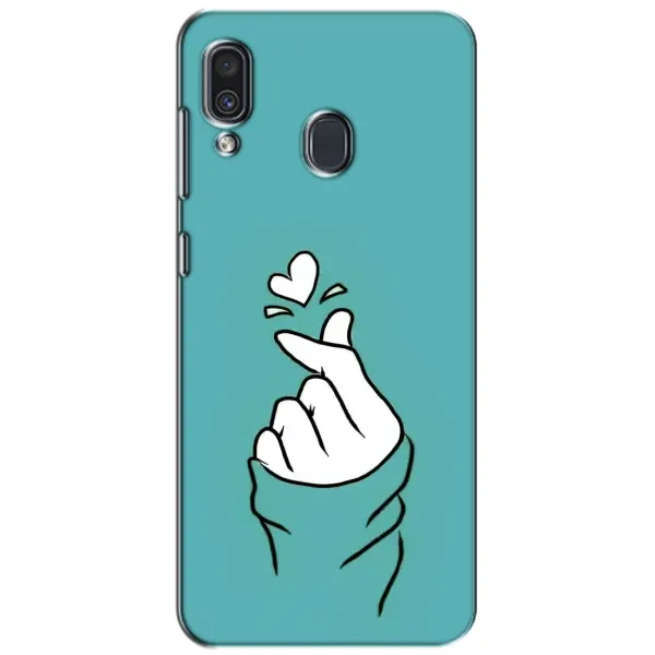 Чехол с рисунком «Сердечко на бирюзовом» для Samsung Galaxy A30 2019 (A305F) Чехол с рисунком «Сердечко на бирюзовом» для Samsung Galaxy A30 2019 (A305F)