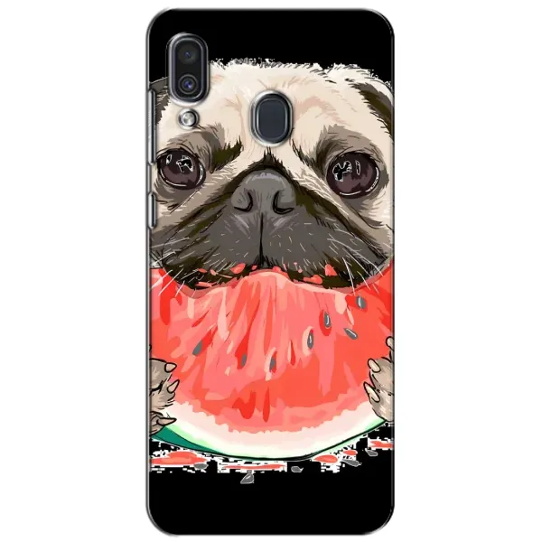 Чехол с рисунком «Смешной Мопс» для Samsung Galaxy A30 2019 (A305F) Чехол с рисунком «Смешной Мопс» для Samsung Galaxy A30 2019 (A305F)